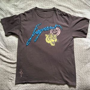 Cactus Jack Brown Fragment T-shirt